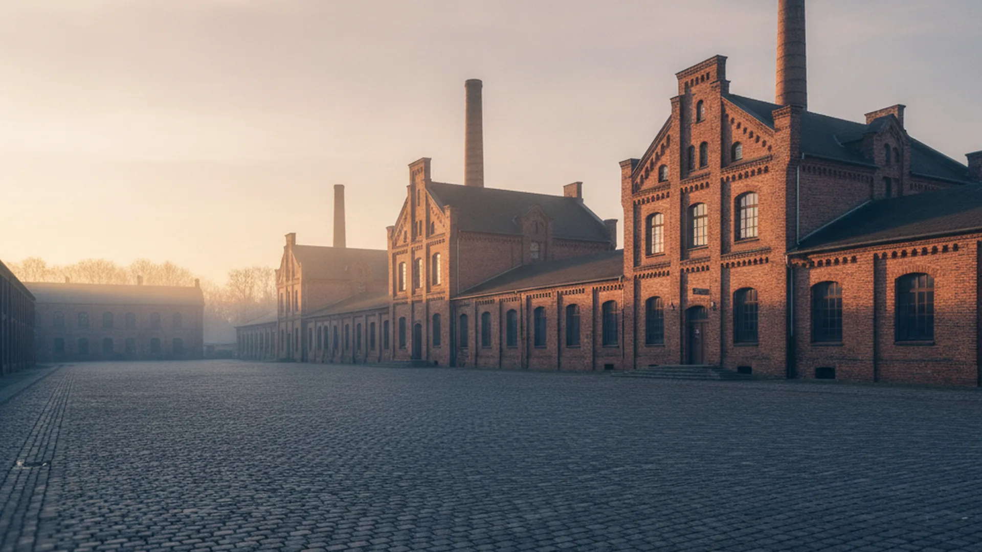 Historisches Industriegebäude aus rotem Backstein — sinnbildlich für das Zuckerfabrik-Erbe Zeitz